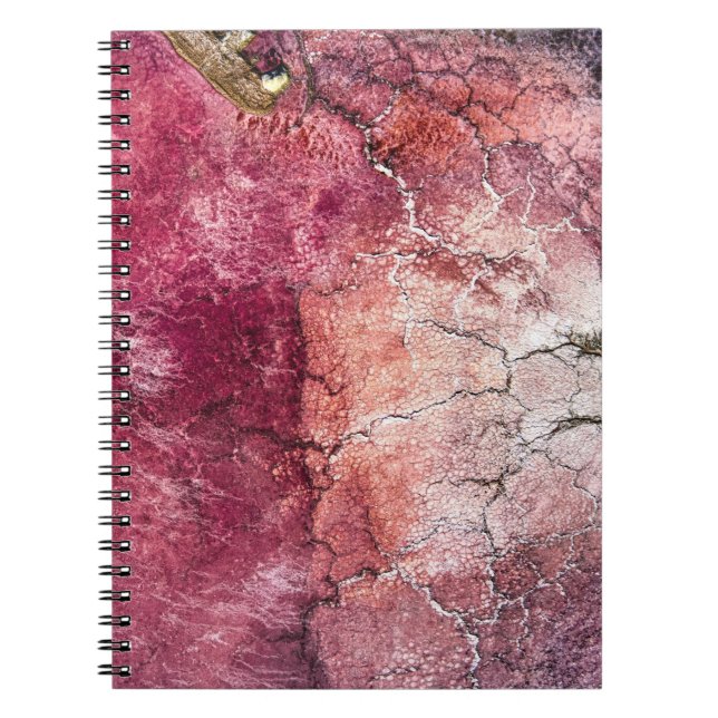 Carnet Peinture abstraite rouge et brune (Devant)