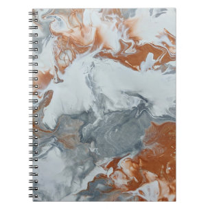 Carnet Peinture acrylique en cuivre gris Arrière - plan A