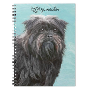 Carnet Peinture Affenpinscher - Joli art original chien