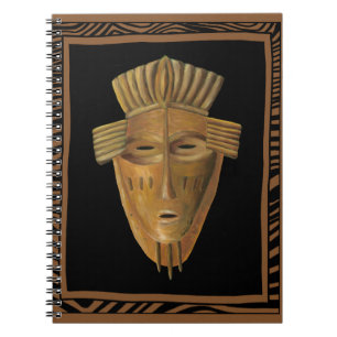 Carnet Peinture africaine de masque par Chariklia Zarris