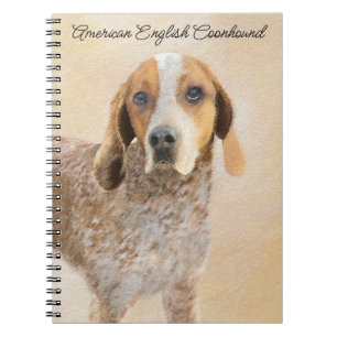 Carnet Peinture américaine anglaise sur pilon - Chien Art