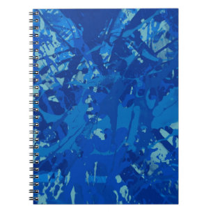 Carnet Peinture artisanale en encre. Mur Abstrait. Créati