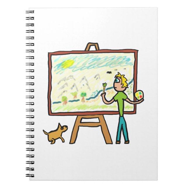 Carnet Peinture Artiste (Devant)
