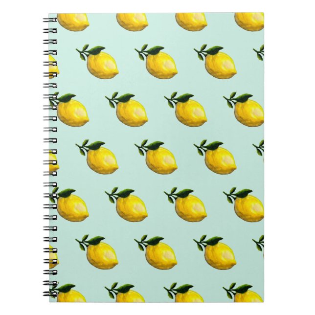 Carnet Peinture au citron aquarelle (Devant)