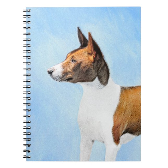 Carnet Peinture Basenji - Belle Art Original (Devant)