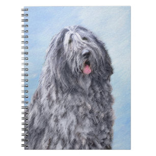 Carnet Peinture Bergamasco Sheepdog - Chien original mign