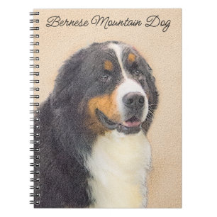 Carnet Peinture bernoise de chien de montagne - Art origi