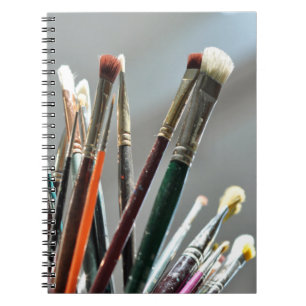 Carnet Peinture brosses séchant au soleil