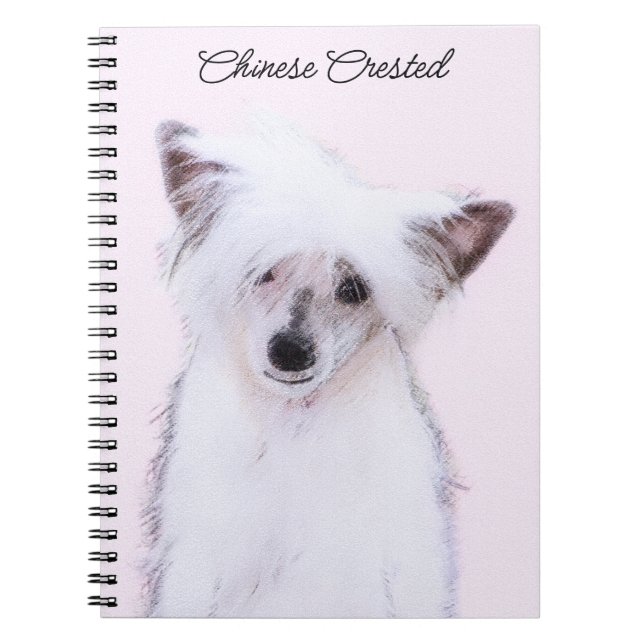 Carnet Peinture chinoise en poudre - Art Chien (Devant)