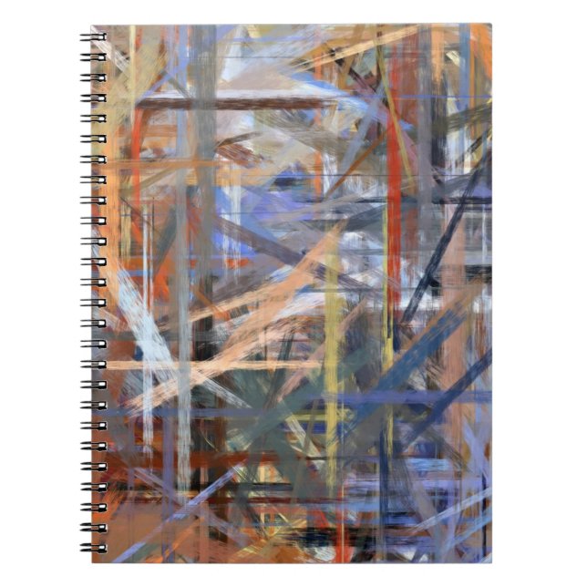 Carnet Peinture colorée abstraite #3 (Devant)