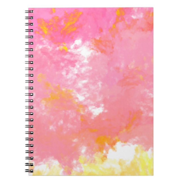 Carnet Peinture créative abstraite. Arrière - plan avec a (Devant)