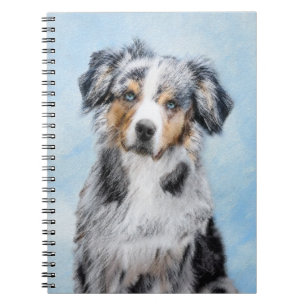 Carnet Peinture de berger américaine miniature - Chien Ar