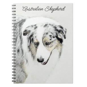 Carnet Peinture de berger australien - Art original de ch