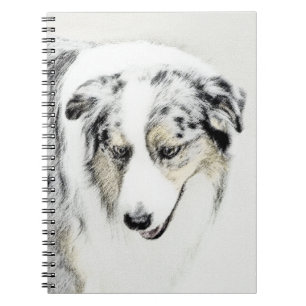 Carnet Peinture de berger australien - Art original de ch