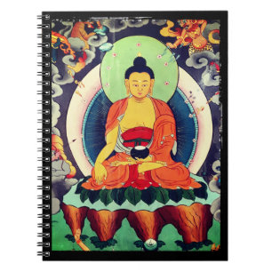 Carnet Peinture de Bouddha Shakyamuni, Himalaya - Népal