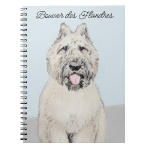Carnet Peinture de Bouvier des Flandres - Art original de