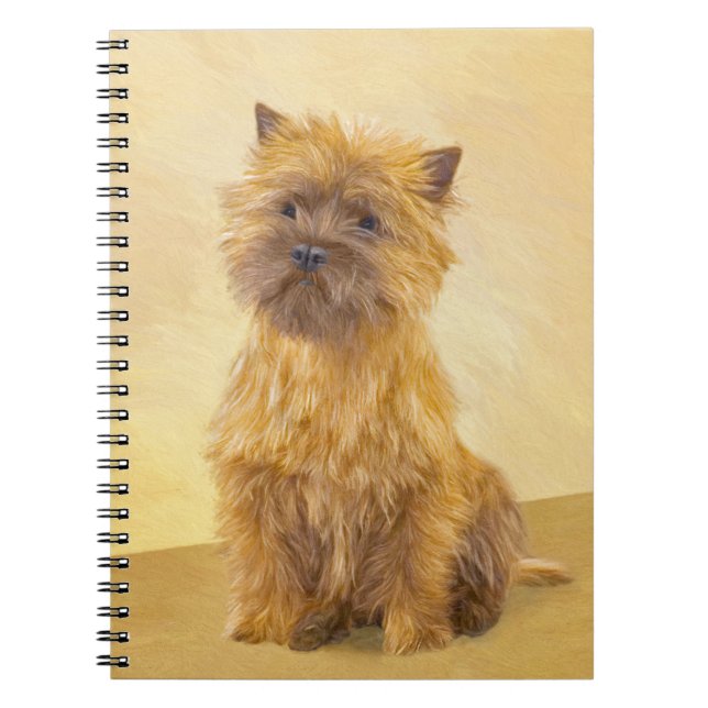Carnet Peinture de Cairn Terrier - Cute Original Chien Ar (Devant)