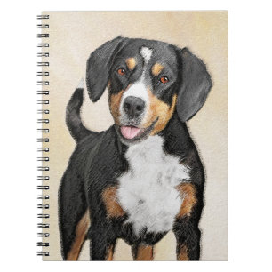 Carnet Peinture de Chien de Montagne Entlebucher - Art or