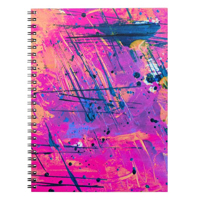 Carnet Peinture de couchage d'été Abstraite (Devant)