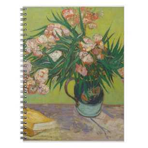 Carnet Peinture de fleurs d'oléandre par Vincent Van Gogh