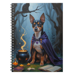 Carnet Peinture de Halloween fantaisiste de chien Affenpi