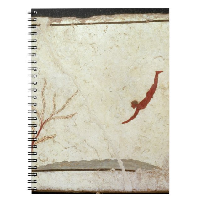 Carnet Peinture de la tombe du plongeur des sud (Devant)