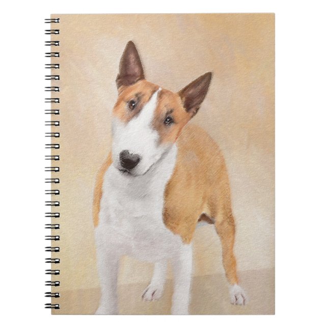 Carnet Peinture de Miniature Bull Terrier - Original Do M (Devant)