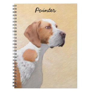 Carnet Peinture de pointeur - jolie art original de chien