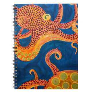Carnet peinture de poulpe