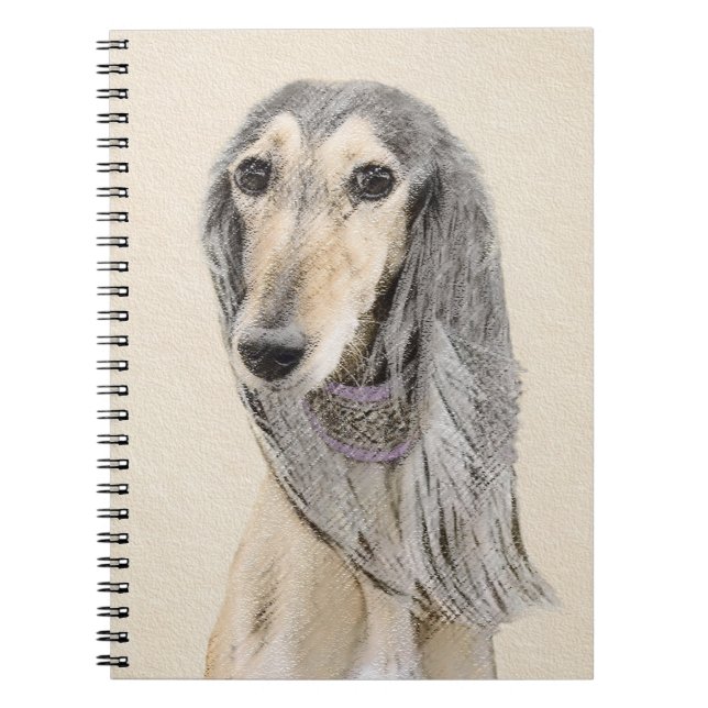 Carnet Peinture de Saluki (Faune) - Cute Original Chien A (Devant)