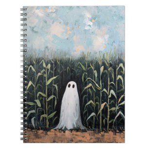 Carnet Peinture de terrain de maïs fantôme lunaire