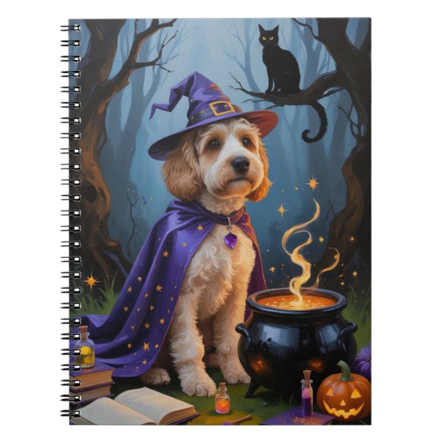 Carnet Peinture d'Halloween capricieuse pour chien de Coc (Devant)