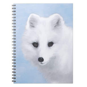Carnet Peinture du Renard Arctique - Art Original sur la