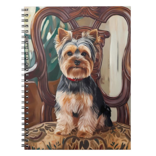 Carnet Peinture d'un adorable Yorkshire Terrier (Devant)