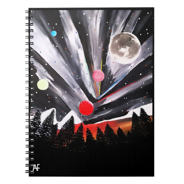 Carnet Peinture d'un autre monde par Alfred Fox (Devant)