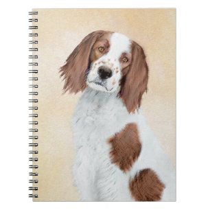 Carnet Peinture en Setter rouge et blanc irlandais - Art 
