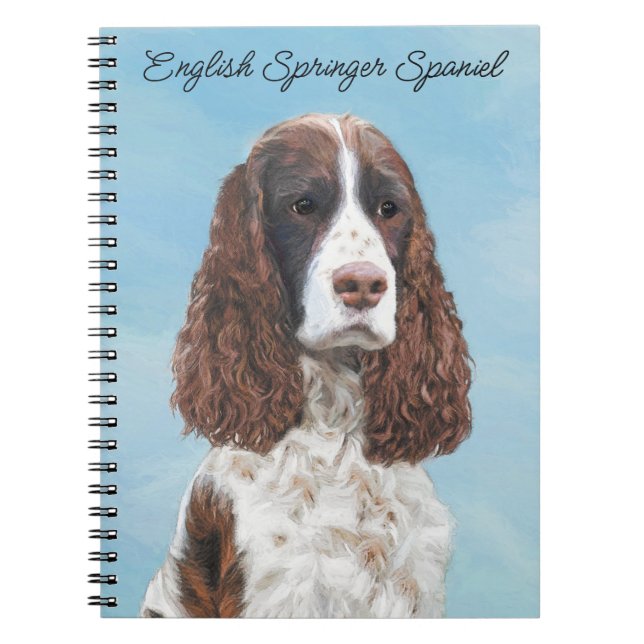 Carnet Peinture espagnole Springer anglaise Peinture orig (Devant)
