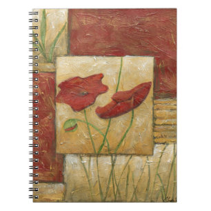 Carnet Peinture florale avec les courses évidentes de