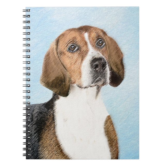 Carnet Peinture Foxhound en anglais - Joli art original c (Devant)