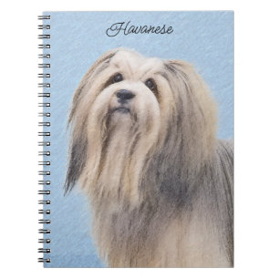 Carnet Peinture Havanaise (Argent) - Cute Original Chien