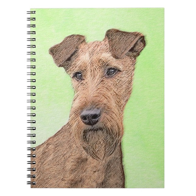 Carnet Peinture Irlandaise Terrier - Cute Original Chien  (Devant)