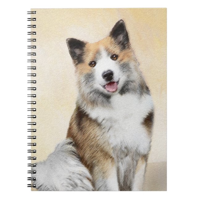 Carnet Peinture islandaise pour chien de mer - Art origin (Devant)