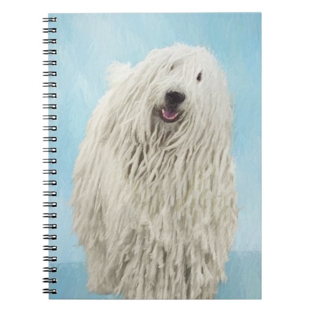 Carnet Peinture Komondor - Cute Original Chien Art (Devant)