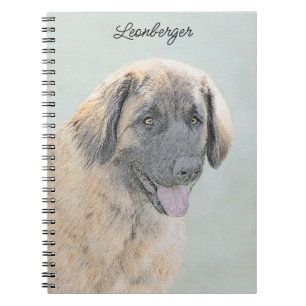 Carnet Peinture Leonberger - Joli art original chien