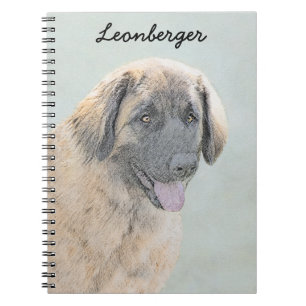 Carnet Peinture Leonberger - Joli art original chien