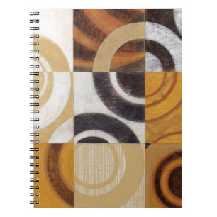 Carnet Peinture moderne avec les motifs circulaires