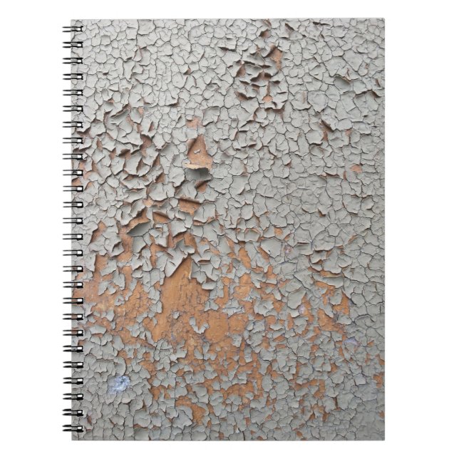 Carnet Peinture murale grise fissurée (Devant)
