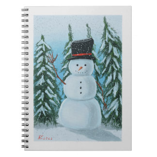 Carnet peinture numérique snowman