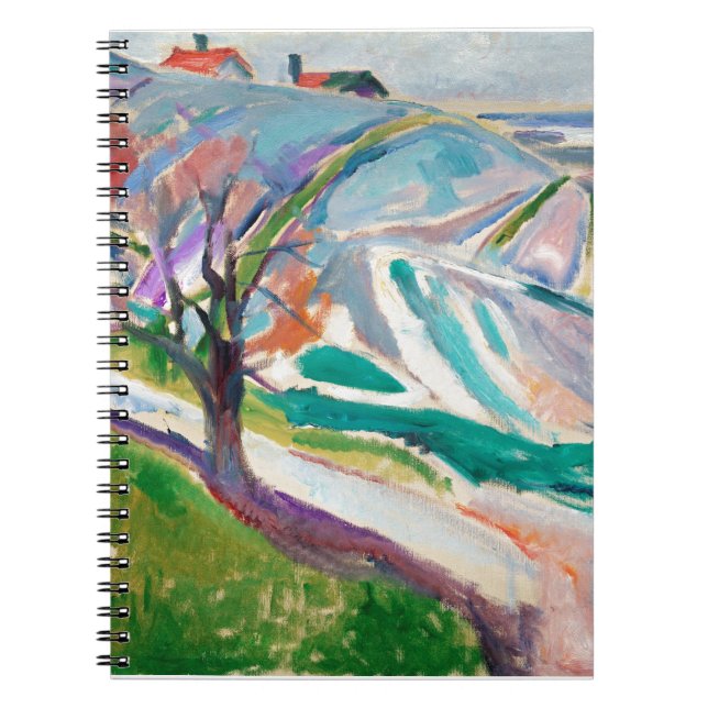 Carnet Peinture paysagère Edward Munch (Devant)