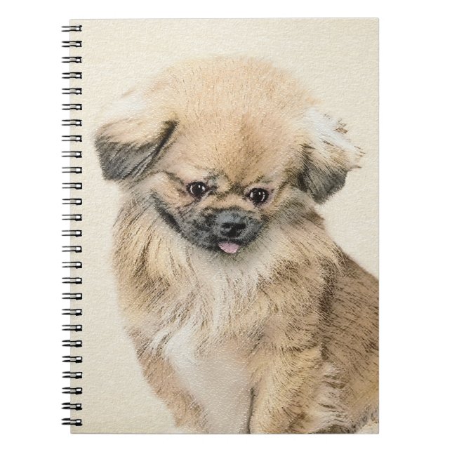 Carnet Peinture Pekingese - Cute Original Chien Art (Devant)